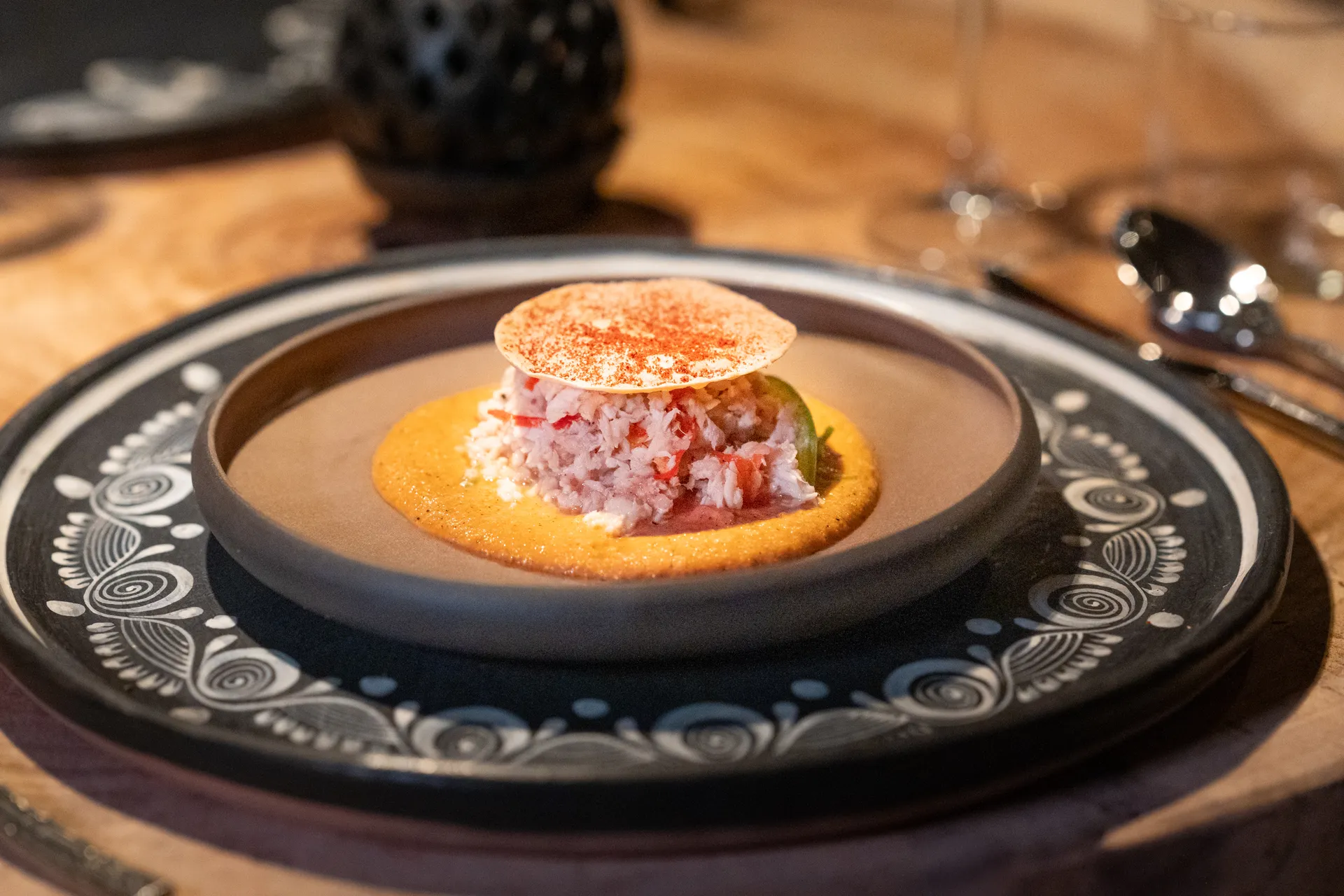 Plated course from the Premier menu at Rhythms of the Night